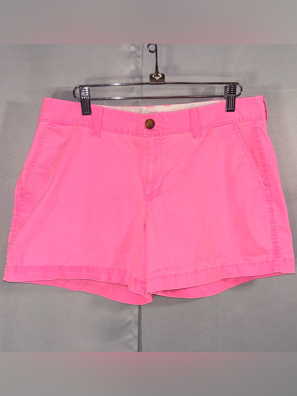 Old Navy Pink Chino Shorts Size 8 Bright Pink Casual Summer